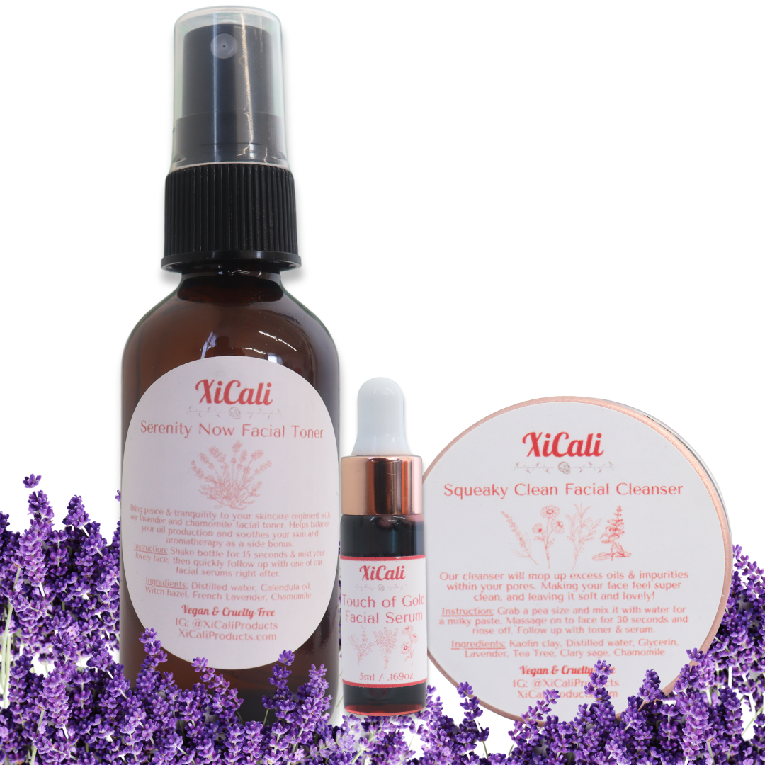 XiCali Skin Care Kit (Rose/Lavender)