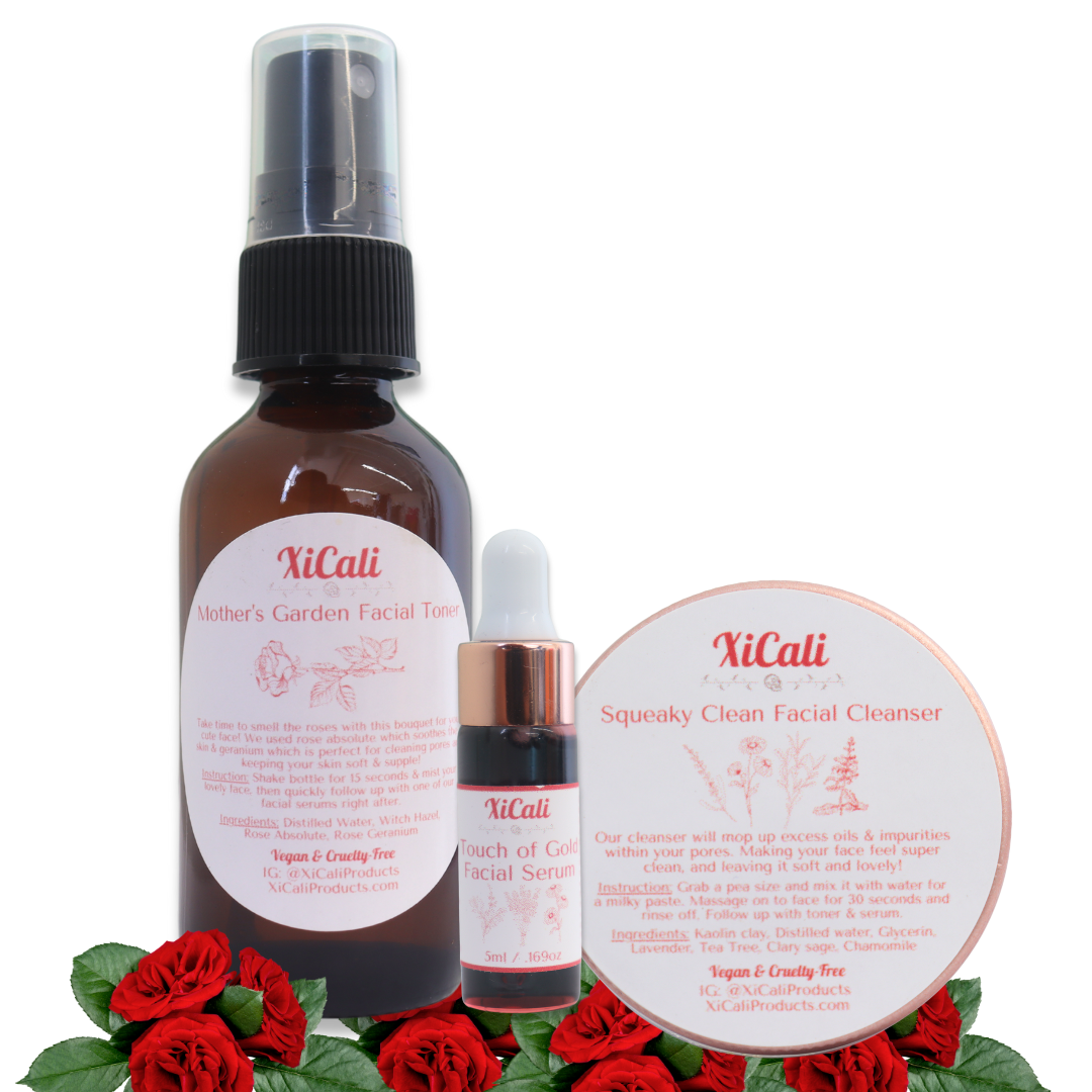XiCali Skin Care Kit (Rose/Lavender)