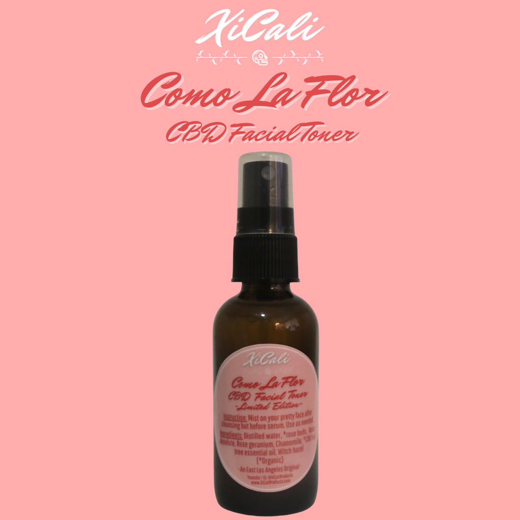 Como La Flor CBD Facial Toner