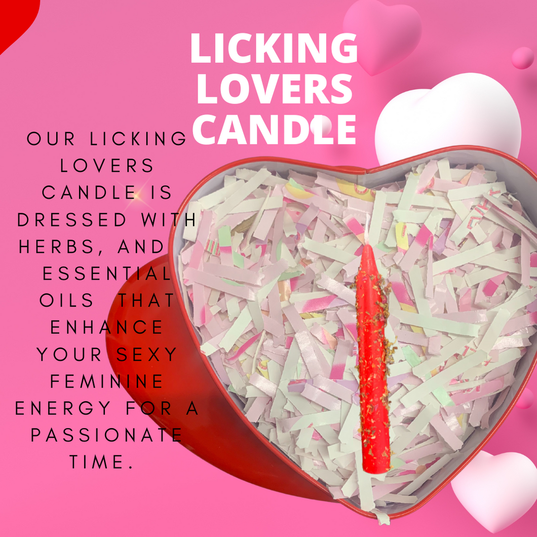 Licking Lovers Ritual Chime Candle